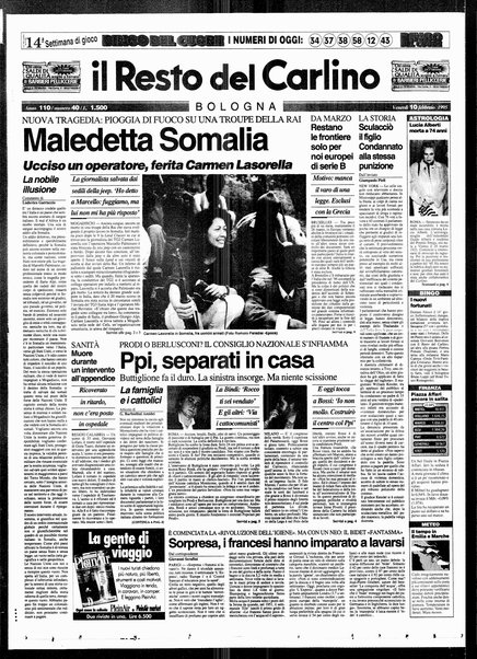 Il Resto del Carlino : giornale dell'Emilia